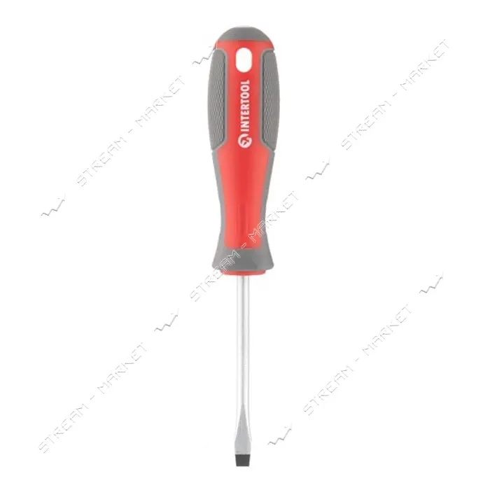 Отвертка шлицевая Intertool VT-3304 SL5.0x75мм CR-V