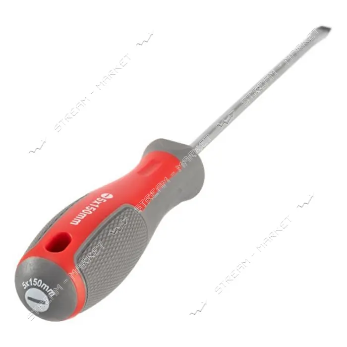 Отвертка шлицевая Intertool VT-3308 SL5.0x150мм CR-V                                                