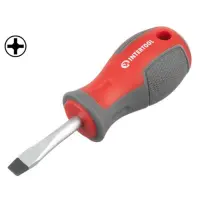 Отвертка шлицевая Intertool VT-3309 SL6.0x38мм CR-V                                                 