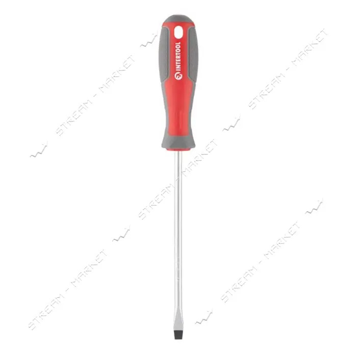 Отвертка шлицевая Intertool VT-3311 SL6.0x150мм CR-V