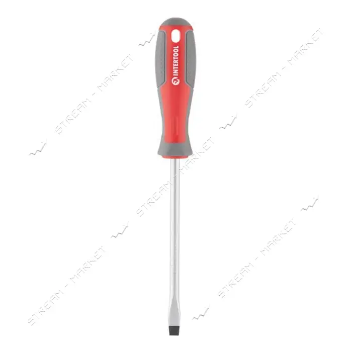 Отвертка шлицевая Intertool VT-3312 SL8.0x150мм CR-V                                                