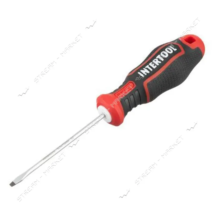 Отвертка шлицевая Intertool VT-3401 SL3.0x75мм S2 Storm                                             