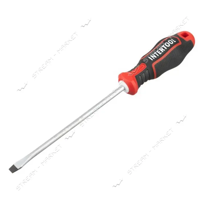 Отвертка шлицевая Intertool VT-3408 SL5.0x150мм S2 Storm