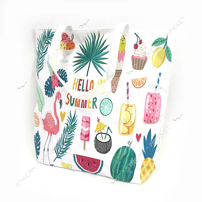 Сумка пляжная Hello summer 38х39х9 см                                                               