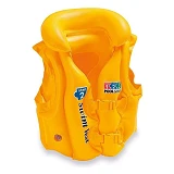Надувной жилет Intex 49x46см от 3 до 6 лет 58660 желтый                                             