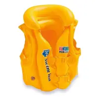 Надувной жилет Intex 49x46см от 3 до 6 лет 58660 желтый
