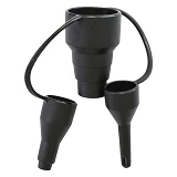 Насос электрический для надувных матрасов Elektric Air Pump CZ-208 12 V 220V с 3-мя насадками       