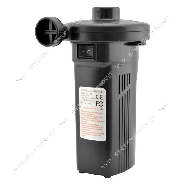 Насос электрический для надувных матрасов Elektric Air Pump CZ-208 12 V 220V с 3-мя насадками       