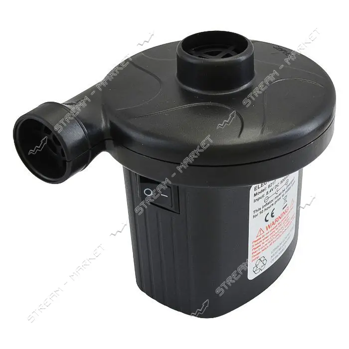 Насос электр. для надувных матрасов Elektric Air Pump CZ-8217 с аккумулятором 12V 220V с 3-мя насад.