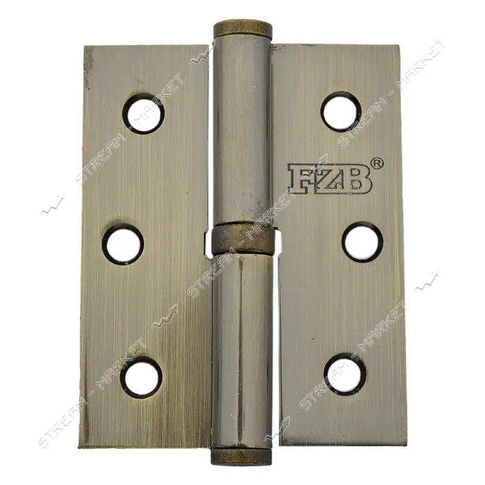 Петля стальная cъемная FZB 75х63 AB-L