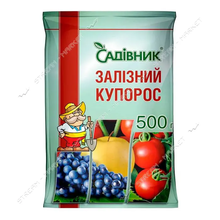 Железный купорос Садовник ЗЗР антисептик 500г                                                       