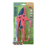 Секатор садовый Mastertool 14-6112 с храповым механизмом 200мм                                      