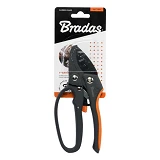 Секатор обводной Bradas KT-V1025 с 4-ступенчатым редуктором и наковальней V-SERIES сталь SK5 210мм