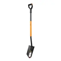 Лопата штыковая Bradas KT-V2010 со стальным держаком D-образной ручкой закаленная сталь             