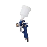 Краскопульт Mastertool 80-8930 HVLP MINI ВБ d0.8мм 70-110л/мин 2-2.5бар 100мл пластик               
