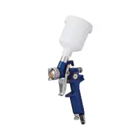 Краскопульт Mastertool 80-8930 HVLP MINI ВБ d0.8мм 70-110л/мин 2-2.5бар 100мл пластик