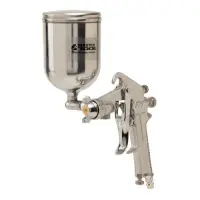 Краскопульт Mastertool 80-8935 HP ВБ d1.5мм 70-130л/мин 2.5-4бар 250мл алюминий поворотный          
