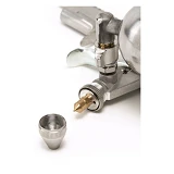 Краскопульт Mastertool 80-8933 HP MINI ВБ d0.5мм 60-90л/мин 3-3.5бар 100мл алюминий поворотный