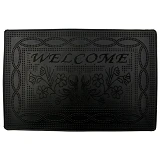 Коврик входной резиновый Welcome 40х60см черный                                                     