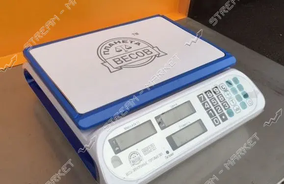 Электронные торговые весы 150 кг со стойкой Китай