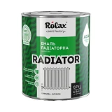 Эмаль акриловая Ролакс Radiator для радиаторов отопления 0.8л белая