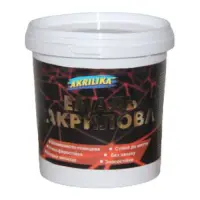 Емаль акрилова Аkrilika водорозчинна 0.45л білий                                                    