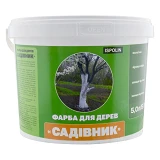 Краска акриловая для деревьев Ispolin Садовник белая 5л