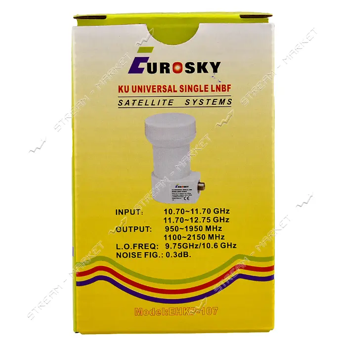 Спутниковый конвертер головка EuroSky single                                                        