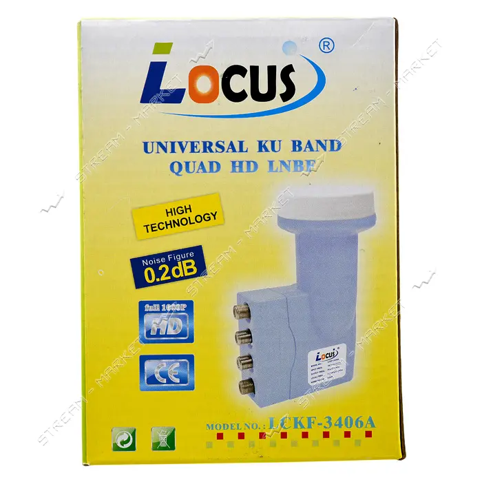 Спутниковый конвертер головка Locus quadro                                                          