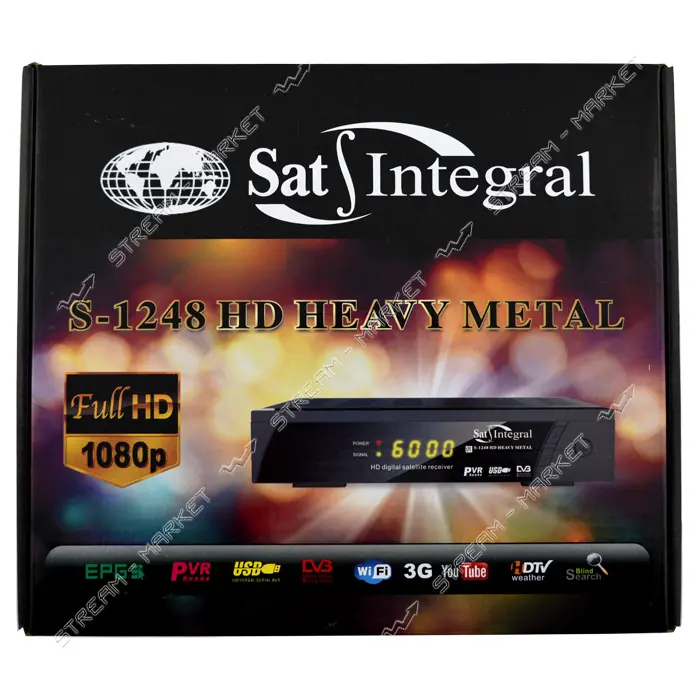 Спутниковый ресивер Sat-Integral S-1258 HD RACING не поддерживает Т2                                