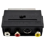 Переходник scart-3RCA с переключателем