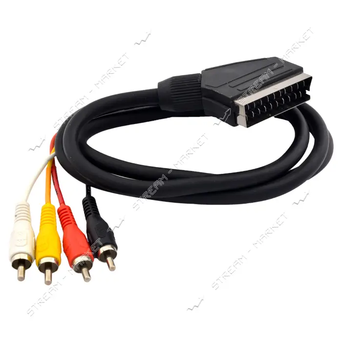 Кабель scart-4RCA                                                                                   