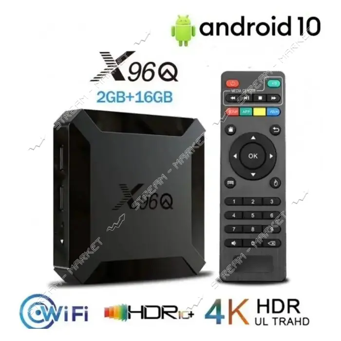 Смарт ТВ приставка X96Q 2GB/16GB ALLWINER H 313 ANDROID 10
