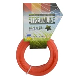 Леска для триммера Streamline 2.4мм 15м звезда
