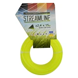 Леска для триммера Streamline 2.4мм 15м треугольник                                                 