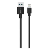 Кабель Celebrat CB-09i opp bag USB Lightning 2.4А 1м черный                                         