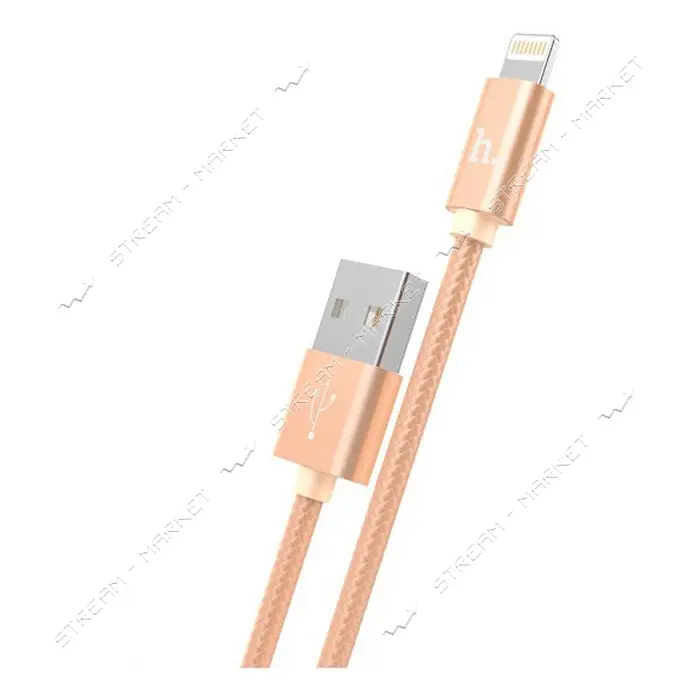 Кабель Hoco X2 USB Lightning 1м золото                                                              
