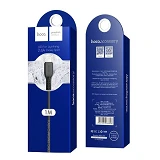 Кабель Hoco X20 USB Lightning 2.4А 2м черный                                                        