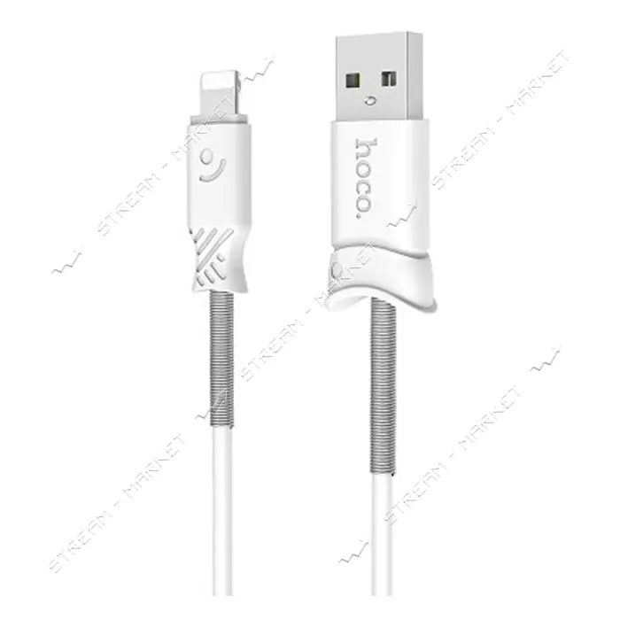 Кабель Hoco X24 USB Lightning 1м белый