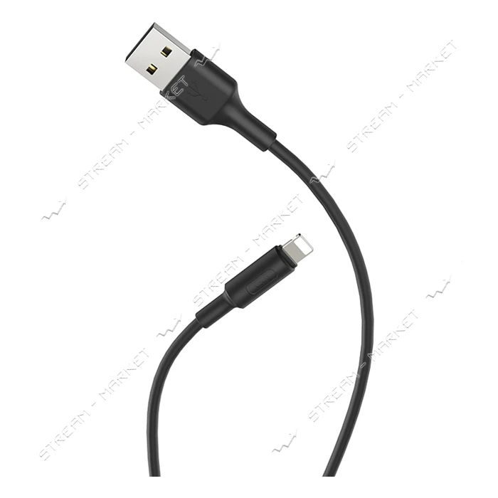 Кабель Hoco X25 USB Lightning 1м черный                                                             
