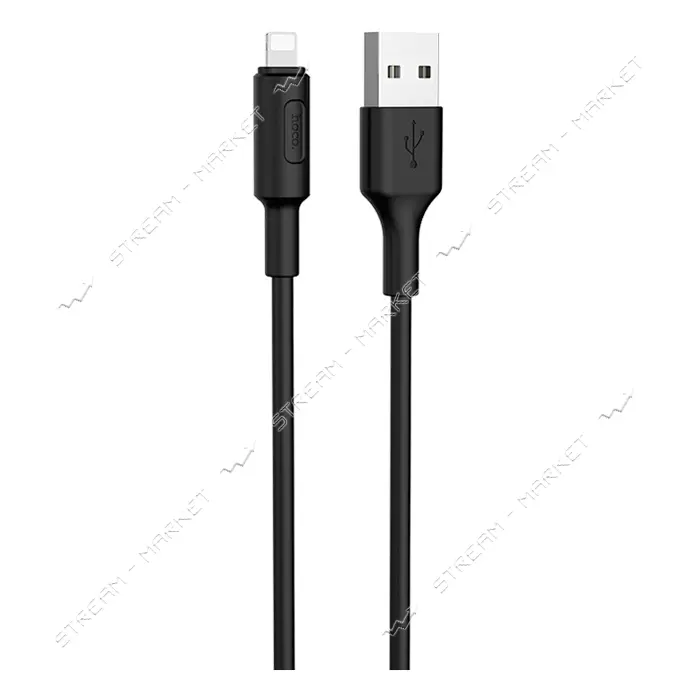 Кабель Hoco X25 USB Lightning 1м черный                                                             