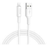 Кабель Hoco X25 USB Lightning 1м белый                                                              