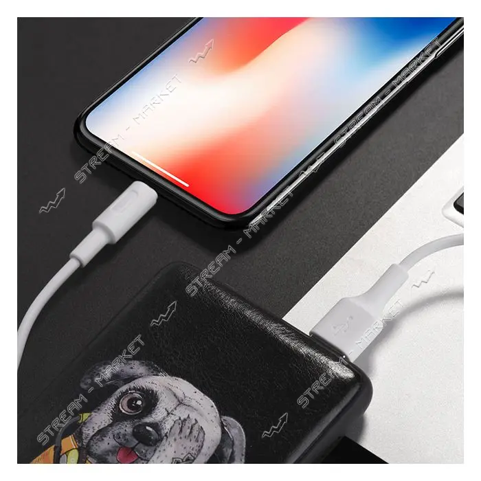Кабель Hoco X25 USB Lightning 1м белый                                                              