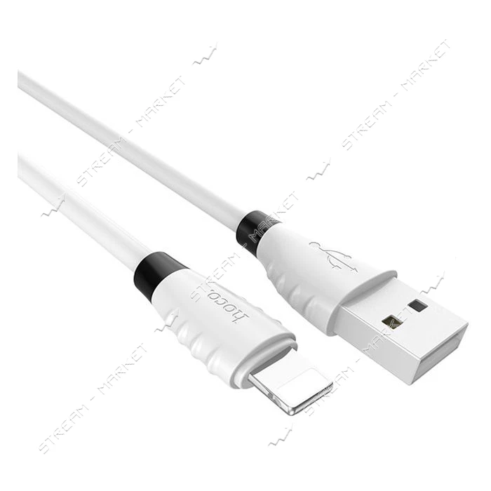 Кабель Hoco X27 USB Lightning 1.2м белый