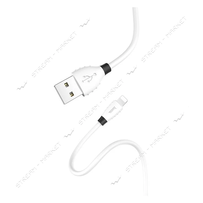 Кабель Hoco X27 USB Lightning 1.2м белый