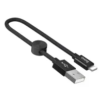 Кабель Hoco X35 Premium USB Lightning 0.25м черный                                                  