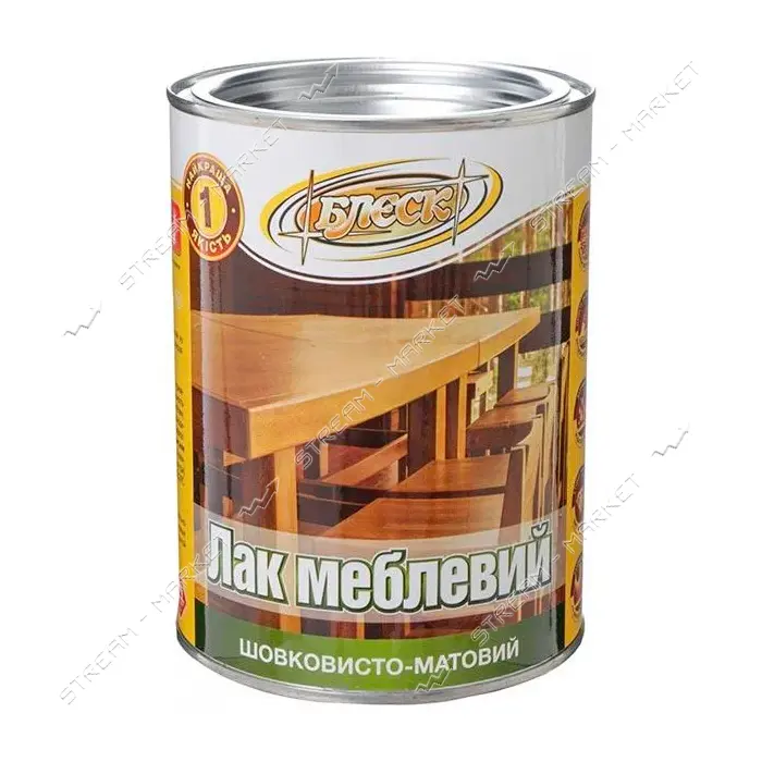 Лак мебельный Блеск НЦ-243 0.8кг шелковисто-матовый                                                 