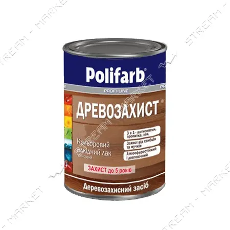 Лазурь для дерева Polifarb 2.2кг палисандр