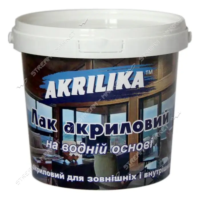 Лак акриловый Akrilika по дереву 1кг
