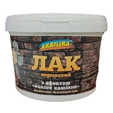 Лак акриловый Akrilika мокрый камень 3кг                                                            
